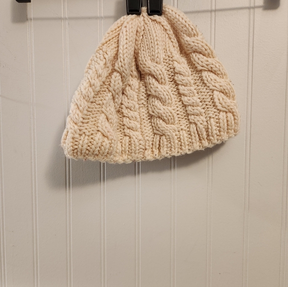The North Face Cable Knit Beanie - Cream - Picture 5 of 5